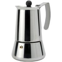 Cafetera Italiana de Acero Inoxidable Eterna, apto para todo tipo de cocinas, MONIX, 10 tazas