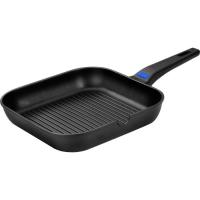 Grill de aluminio fundido Solid, apto para todo tipo de cocinas, MONIX, 28x28cm