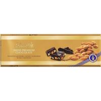 Chocolate negro-almendras LINDT Oro, tableta 300 g