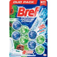 Limpiador wc duo activo natur BREF, pack 2x50 g