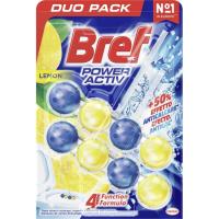 Limpiador wc poder activo limón BREF, pack 2 uds
