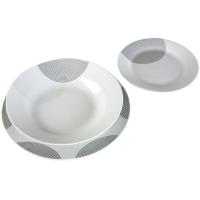 Vajilla Spring Moments, porcelana 18 piezas, llanos 27cm, hondos 23cm, postre 19cm