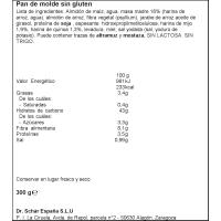 Pan de molde clásico sin gluten SCHAR, paquete 300 g