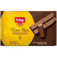 Galleta Twinny Bar sin gluten SCHAR, pack 3x21,5 g