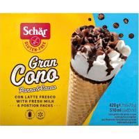 Helado gran cono sin gluten SCHAR, caja 420 g Helado gran cono sin gluten SCHAR, caja 420 g