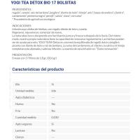 Té desintoxicante YOGI TEA, caja 30,6 g