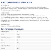 Té rooibos YOGI TEA, caja 30,6 g