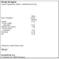 Sirope de Agave VERITAS, bote 700 g