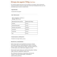 Sirope de Agave VERITAS, bote 700 g