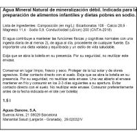 LANJARON ur minerala, botila 1,5 litro