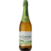 Sidra extra sin alcohol EL GAITERO, botella 70 cl
