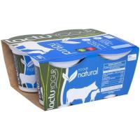 Yogur natural LACTUYOGUR, pack 4x125 g