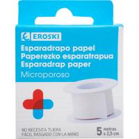 Esparadrapo microporoso EROSKI, 1 ud Esparadrapo microporoso EROSKI, 1 ud