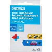 Apósitos infantiles EROSKI, caja 20 uds Apósitos infantiles EROSKI, caja 20 uds