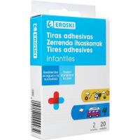 Apósitos infantiles EROSKI, caja 20 uds