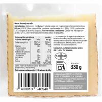 Queso curado de oveja EROSKI, cuña 330 g