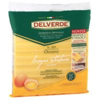 Lasaña al huevo DELVERDE, paquete 500 g