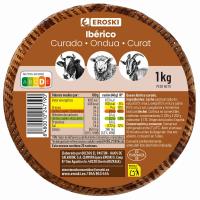 Queso ibérico curado mini EROSKI, pieza aprox. 1 kg