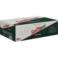 Cerveza SAN MIGUEL, pack lata 24x33 cl