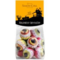 Ojos de chocolate Halloween SIMON COLL, bolsa 120 g