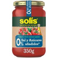 Tomate frito casero 0% SOLÍS, frasco 350 g Tomate frito casero 0% SOLÍS, frasco 350 g