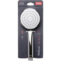 Mango de ducha Marina 1 función ABS cromado TATAY, ø10cm