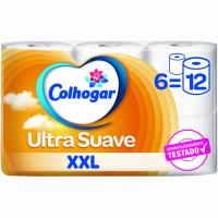 Papel higiénico suave XXL COLHOGAR, paquete 6 rollos