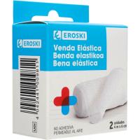 Venda de fijación elástica EROSKI, pack 2 unid.