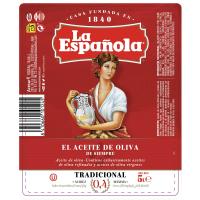 Aceite de oliva 0,4º LA ESPAÑOLA, garrafa 5 litros
