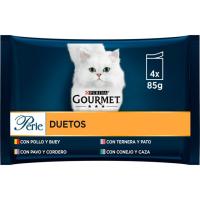 Duo de carne GOURMET Perle, pack 4x85 g