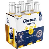 Cerveza CORONITA, pack botellín 6x21 cl