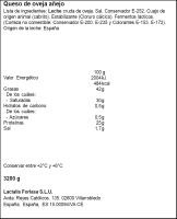 Queso oveja gran reserva FLOR DE ESGUEVA, al corte compra mínima 250 g