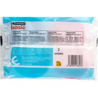 Esponja suave EROSKI BASIC, pack 2 uds