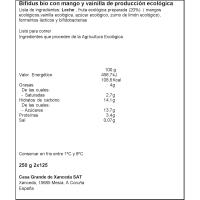 Bífidus bio mango-vainilla CASA G. DE XANCEDA, pack 2x125 g