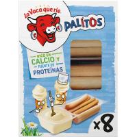 Palitos de queso LA VACA QUE RIE, 8 uds, caja 280 g