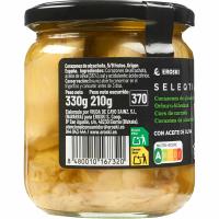 Alcachofa en aceite de oliva Eroski SELEQTIA, frasco 330 g