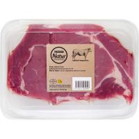 Entrecot de ternera EROSKI NATUR, bandeja aprox. 400 g
