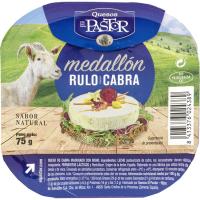 Queso medallón de cabra EL PASTOR, bandeja 75 g