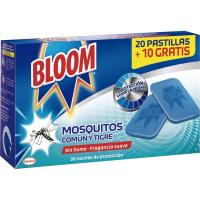 BLOOM eltxoen aurkako pastilla intsektizida, ordezkoa 30 ale