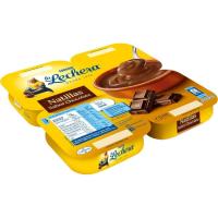 Natillas de chocolate LA LECHERA, pack 4x115 g