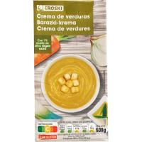 Crema de verduras de la huerta EROSKI, brik 500 g