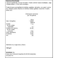 Quinoa hinchada bio ECOCESTA, bolsa 125 g