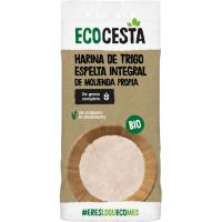 Harina de espelta integral bio ECOCESTA, paquete 500 g