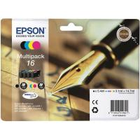 Pack de cartuchos de tinta original, 4 colores T1626 EPSON, 1 ud