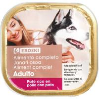 Paté de pato EROSKI, lata 300 g