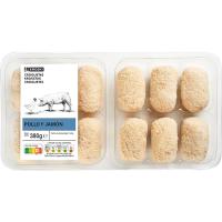 Croqueta de pollo-jamón EROSKI, bandeja 380 g