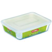 Recipiente rectangular con tapa PYREX, 19x14 cm Recipiente rectangular con tapa PYREX, 19x14 cm