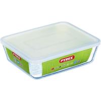 Recipiente rectangular con tapa, 1500 ml PYREX, 22x17 cm Recipiente rectangular con tapa, 1500 ml PYREX, 22x17 cm