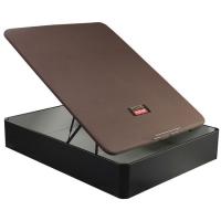 Canapé abatible madera al suelo 3D 135x190 Wengué PIKOLIN