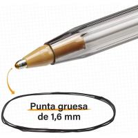 Bolígrafo punta ancha 1,6mm, colores surtidos, 6+2 Fun BIC CRISTAL, pack 8 uds
